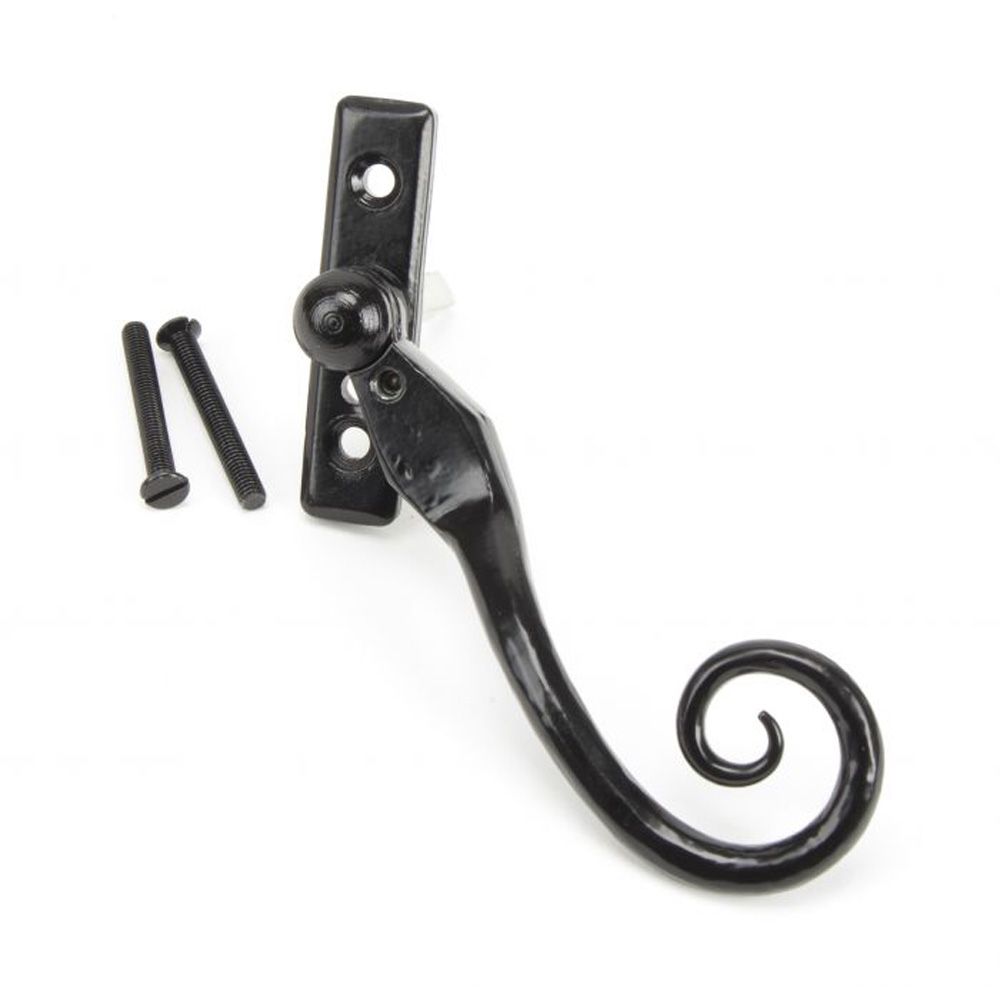 From the Anvil Monkey Tail Espag Window Handle - Black (Right Hand)